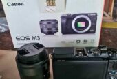 Jual kamera canon eos m3 lengkap