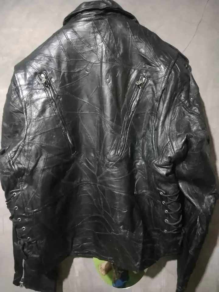 JUAL JAKET KULIT KERBAU.SIZE:XL