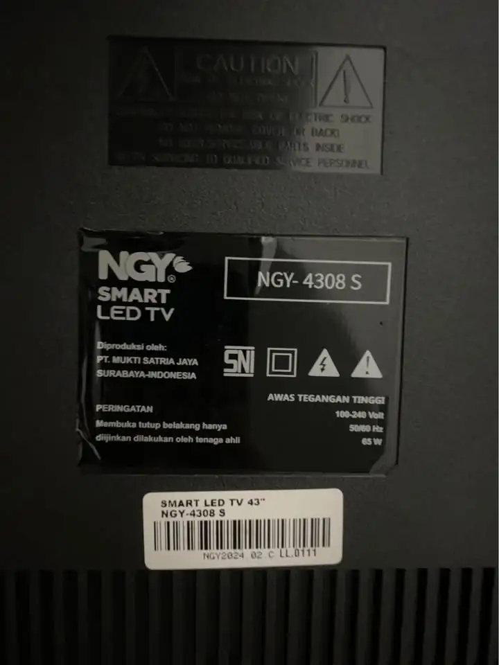 TV NGY 43″ Smart LED