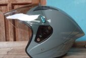 HELM NHK N1 MAX Warna Grey Solid