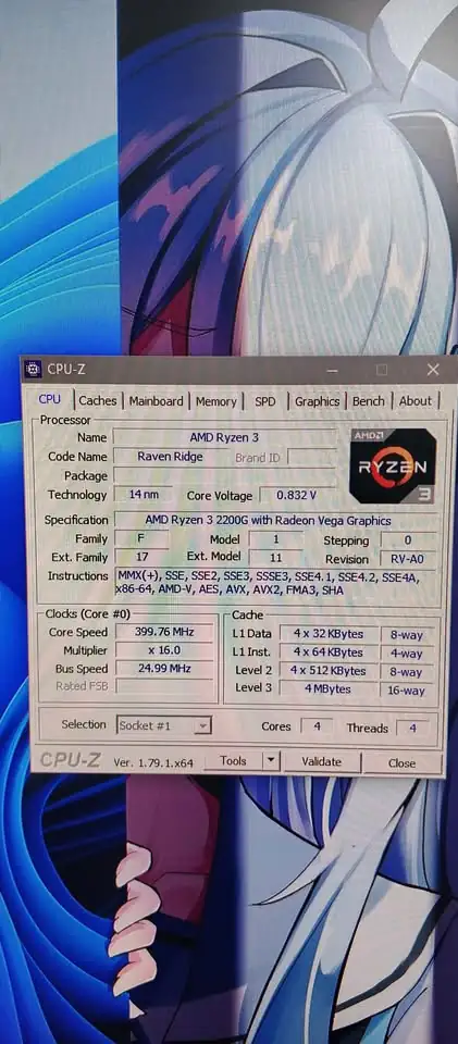 Processor Ryzen 3 2200G boleh nego