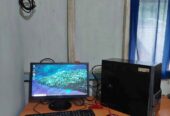 Pc fullset case standar monitor 19 inch