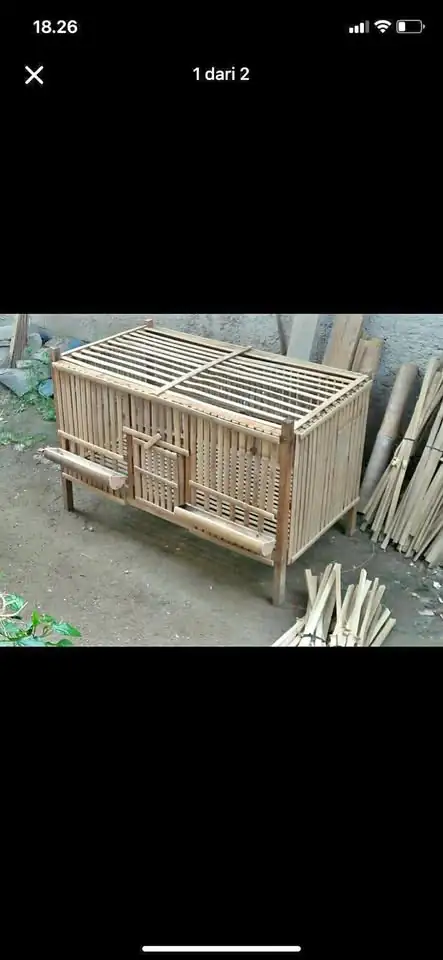 Kandang Ayam Bambu