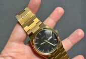 Jam tangan pria skmei gold LikeNew