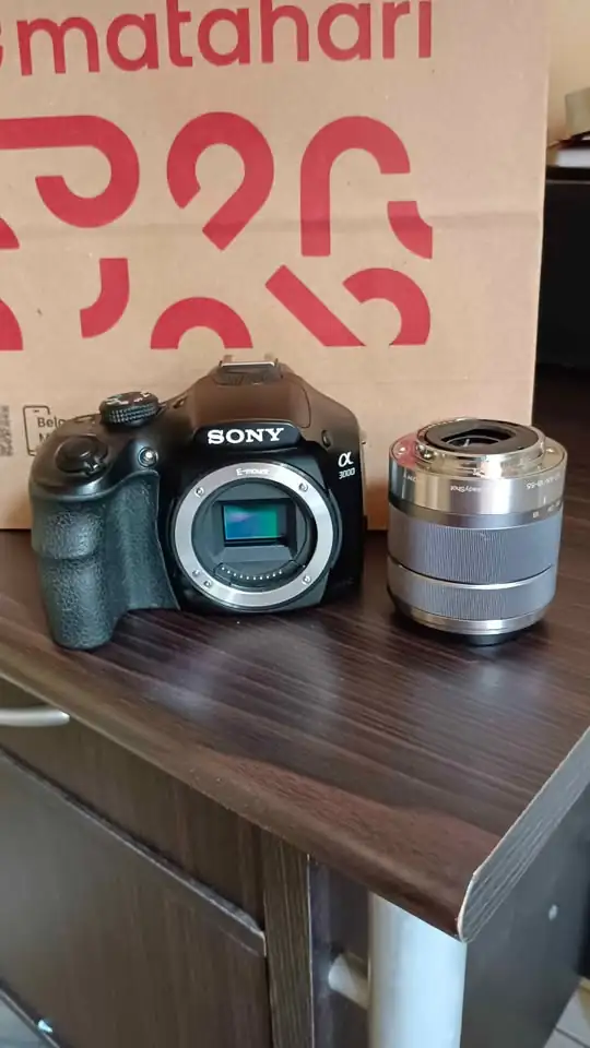 Sony Mirrorless Camera+ sony lens lengkap mulus