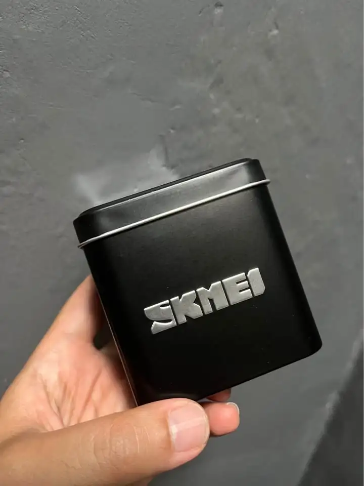 Jam tangan pria skmei gold LikeNew