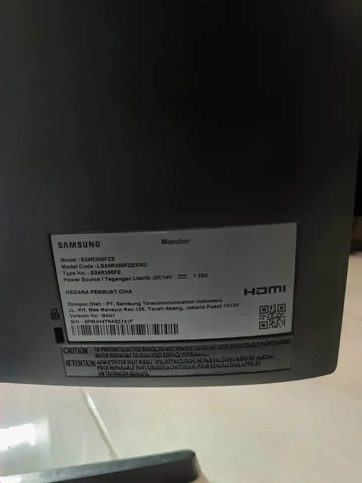 Monitor Samsung Frameless IPS 24 inch Normal nominus