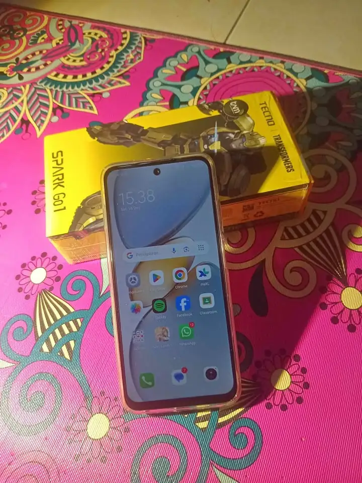 Handphone seken second. Tecno spark go1 4/128