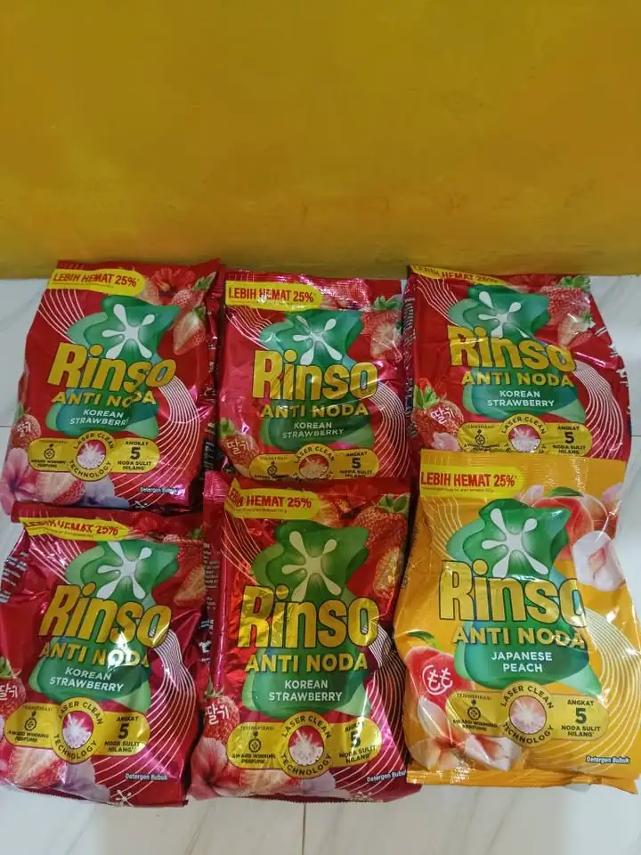 Sabun cuci dan pewangi pakaian