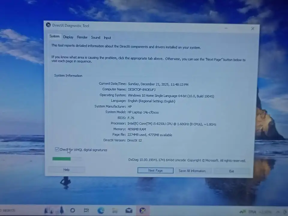 Jual Cepat Laptop HP 14s cf0xxx, Radeon R7 M440, Intel Core i5 G8