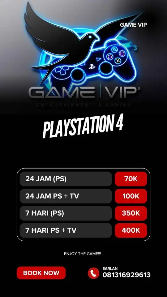 Sewa PS 4 murah daerah Cipondoh Tangerang