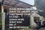 2 KT 1 Kamar Mandi – Rumah
