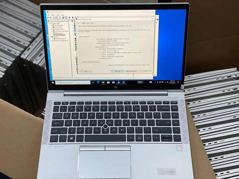 HP ELITEBOOK 845 G7 AMD RYZEN 5 PRO 4650U RAM 16GB SSD 256GB