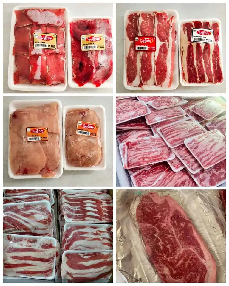 DIjual Slice daging untuk malam tahun baruan