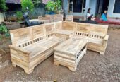Meja Kursi Tamu Kayu