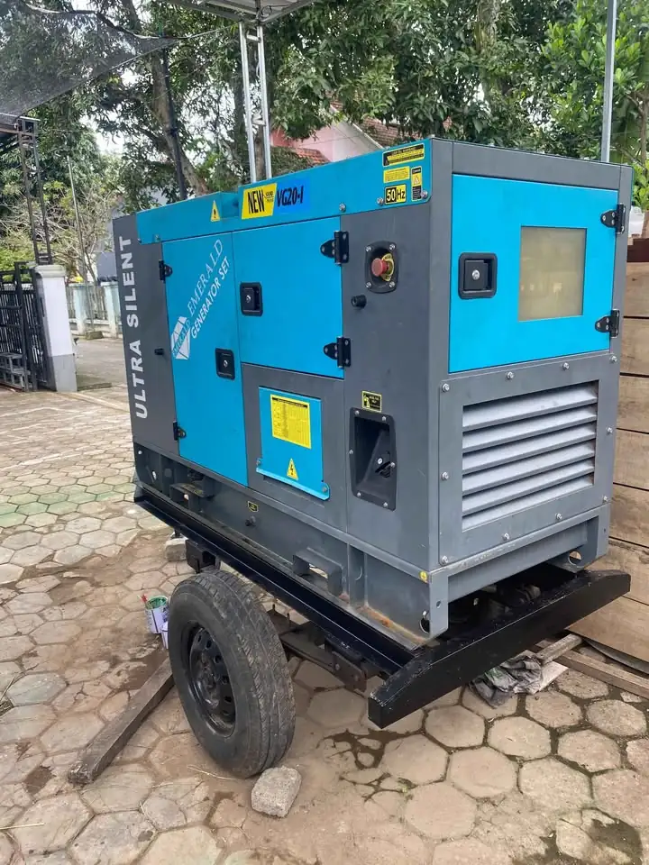 GENSET ULTRA SILEN IZUZU 30 KVA SOLAR TURBO