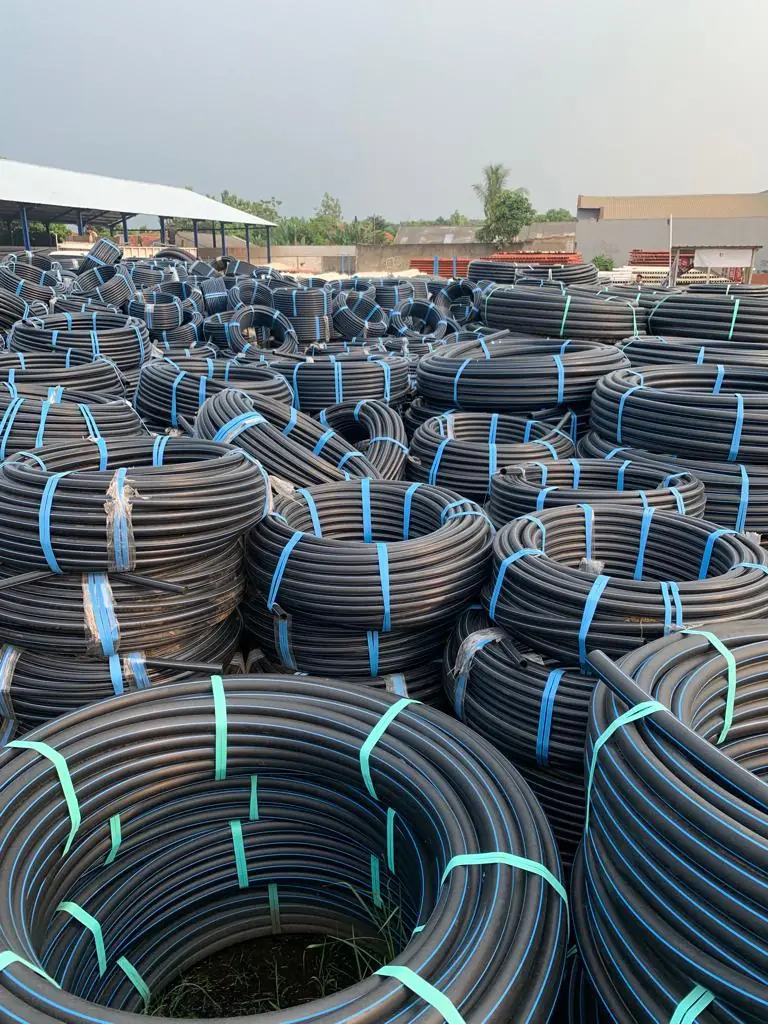 Pipa Hdpe UK 2 Inch 1 Roll 100mtr PN 10 Material PE 100