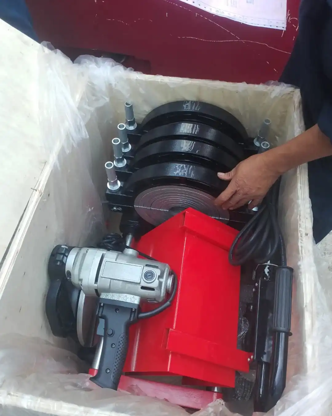 Jual Mesin Las Hdpe 250mm Hydraulic SHD | Alat Pemanas Pipa Hdpe
