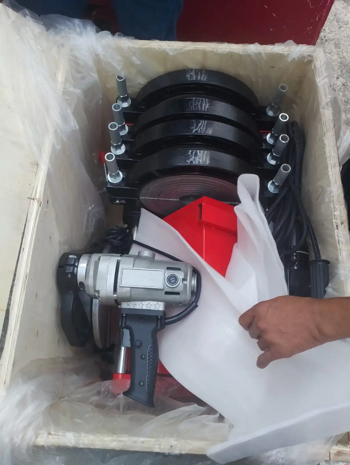 Distributor Mesin Las Hdpe 160mm Hydraulic SHD | Penyambung Pipa Hdpe