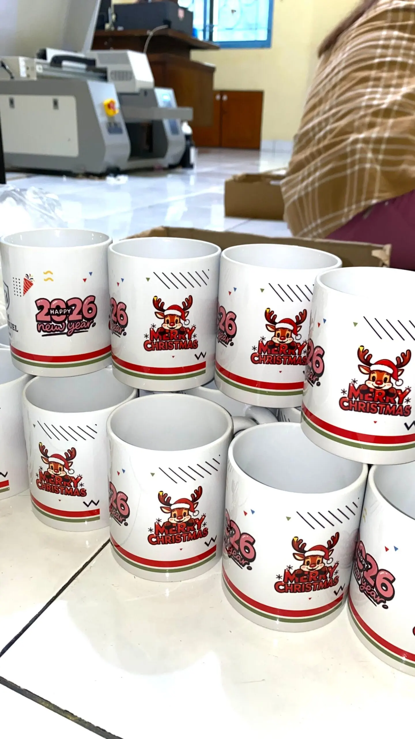 GELAS MUG KERAMIK CUSTOM + KOTAK