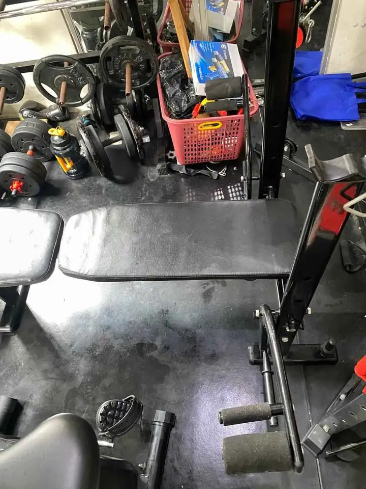 Alat kursi olahraga fitness dan gym bench press dirumah