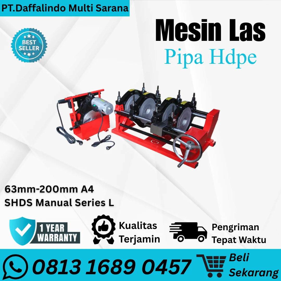 Jual Mesin HDPE SHDS Manual 200mm / 8 Inch