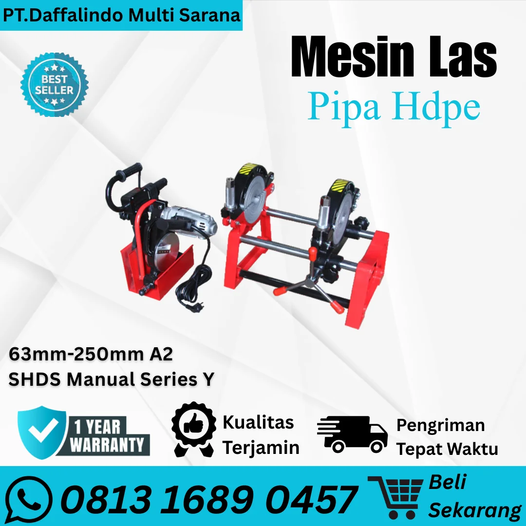 Mesin Hdpe 250mm A2 | Range Pipa 63-250 | Mesin Penyambung Pipa
