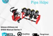 Mesin Hdpe 200mm / Penyambung Pipa Hdpe (63-200) 4 Clamp