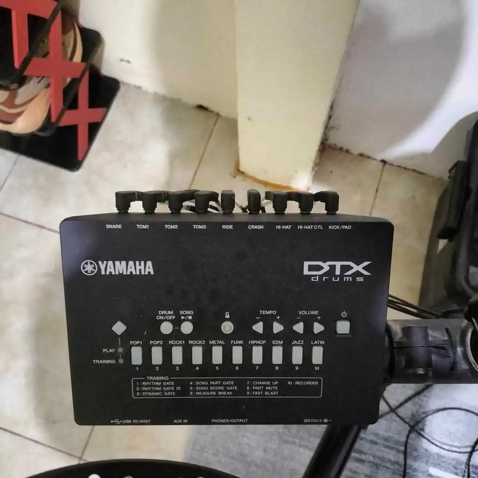 Drum Yamaha DTX 402 normal siap pakai