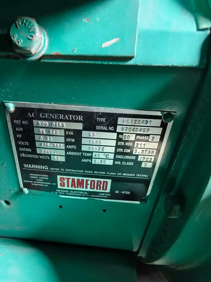DIJUAL Genset Cummins 50 kva stamford
