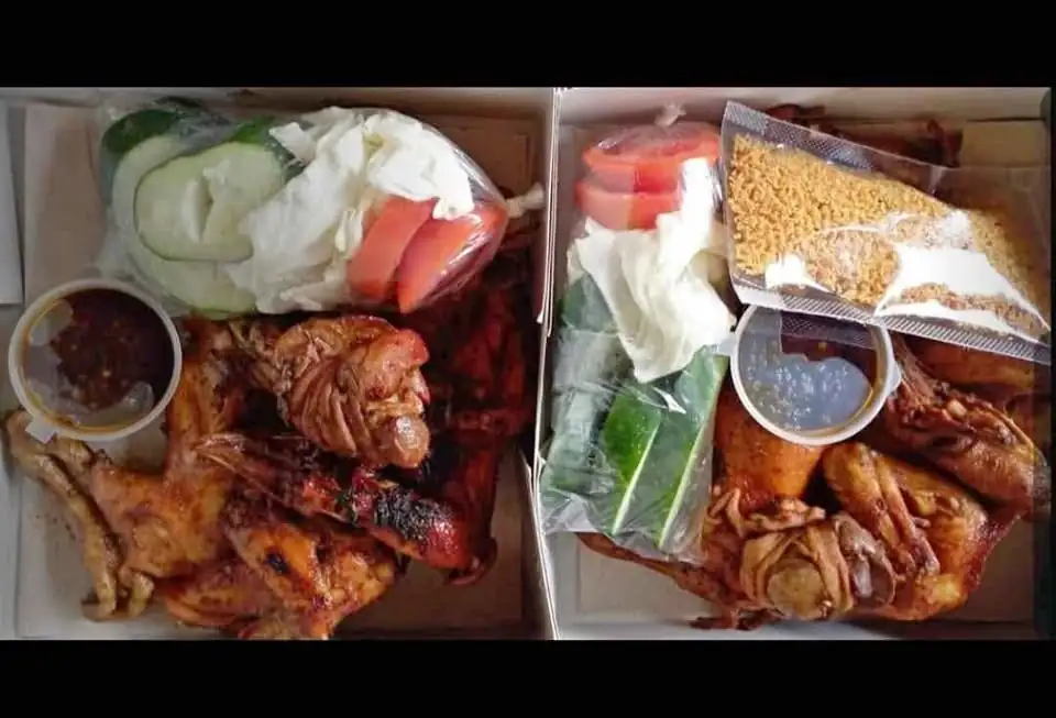 Ayam ingkung Goreng dan bakar
