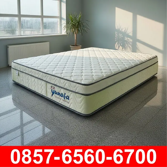 Pabrik Kasur Busa Premium Yunafa Murah Tebal Free Bantal
