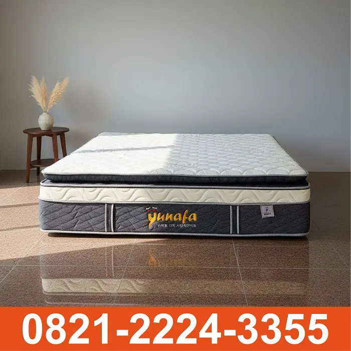 Pabrik Kasur Busa Yunafa Kualitas Hotel Anti Kempes Free Bantal