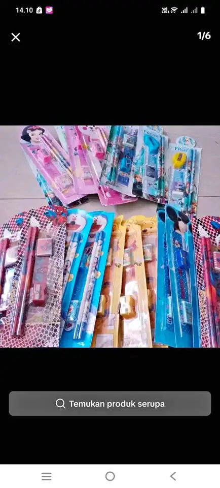 1Lusin(12) ALat tulis 5in1 Anak Souvenir ultah dll