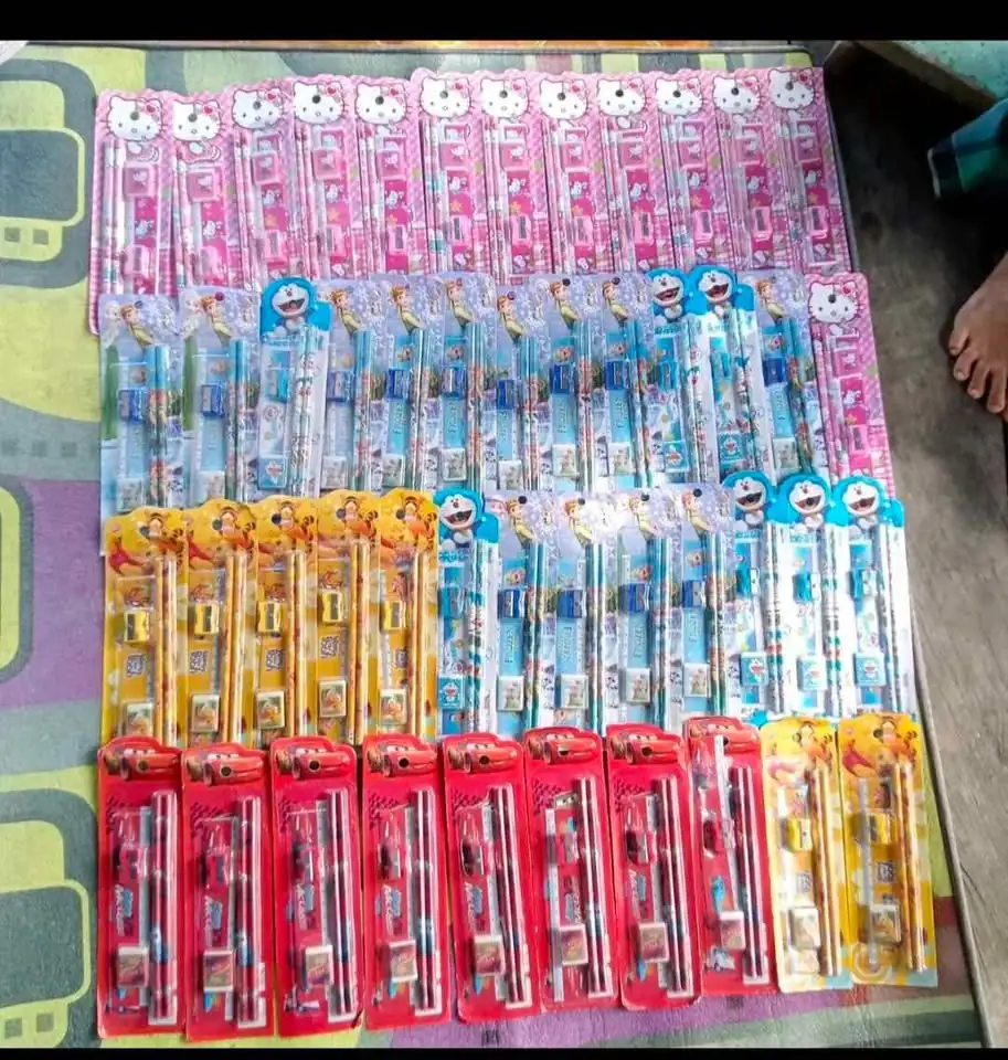 1Lusin(12) ALat tulis 5in1 Anak Souvenir ultah dll