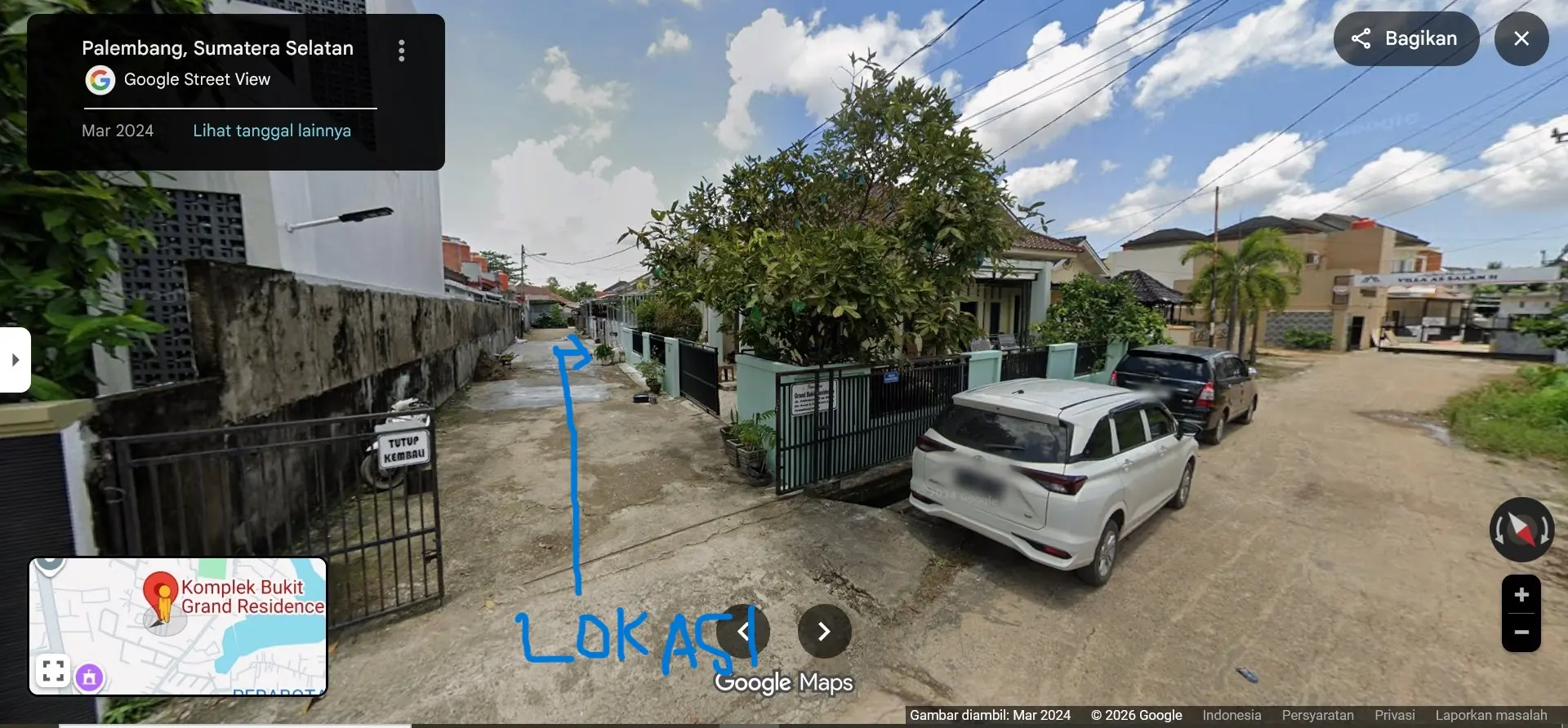 Dijual cepat rumah di Jalan Politeknik, Bukit Lama Kota Palembang