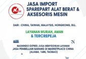 Jasa Import Aksesoris Alat Berat Dan Sparepart Alat Berat