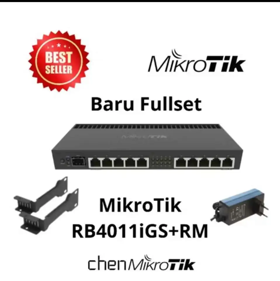 Mikrotik rb4011igs+rm (BARU) Lengkap