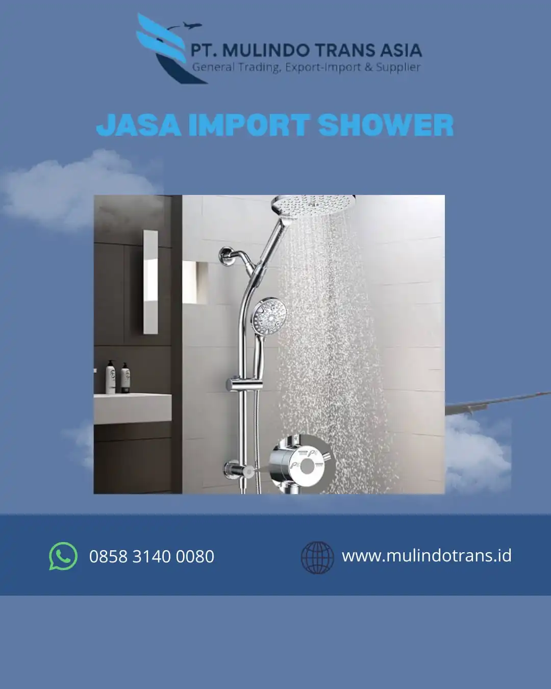Jasa Import Shower All-In Resmi