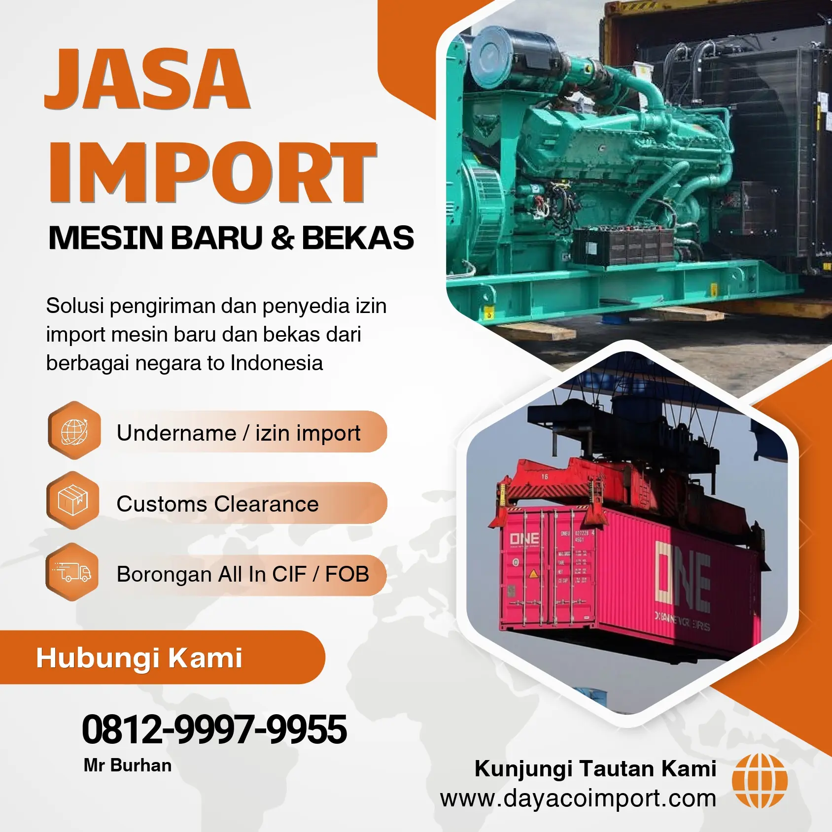 JASA IMPORT MESIN INDUSTRI TERPERCAYA