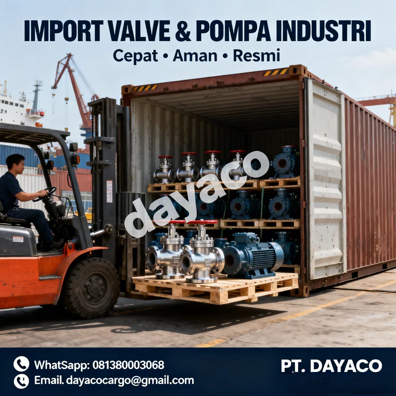 Jasa Import Valve untuk Pabrik & Proyek PT Dayaco