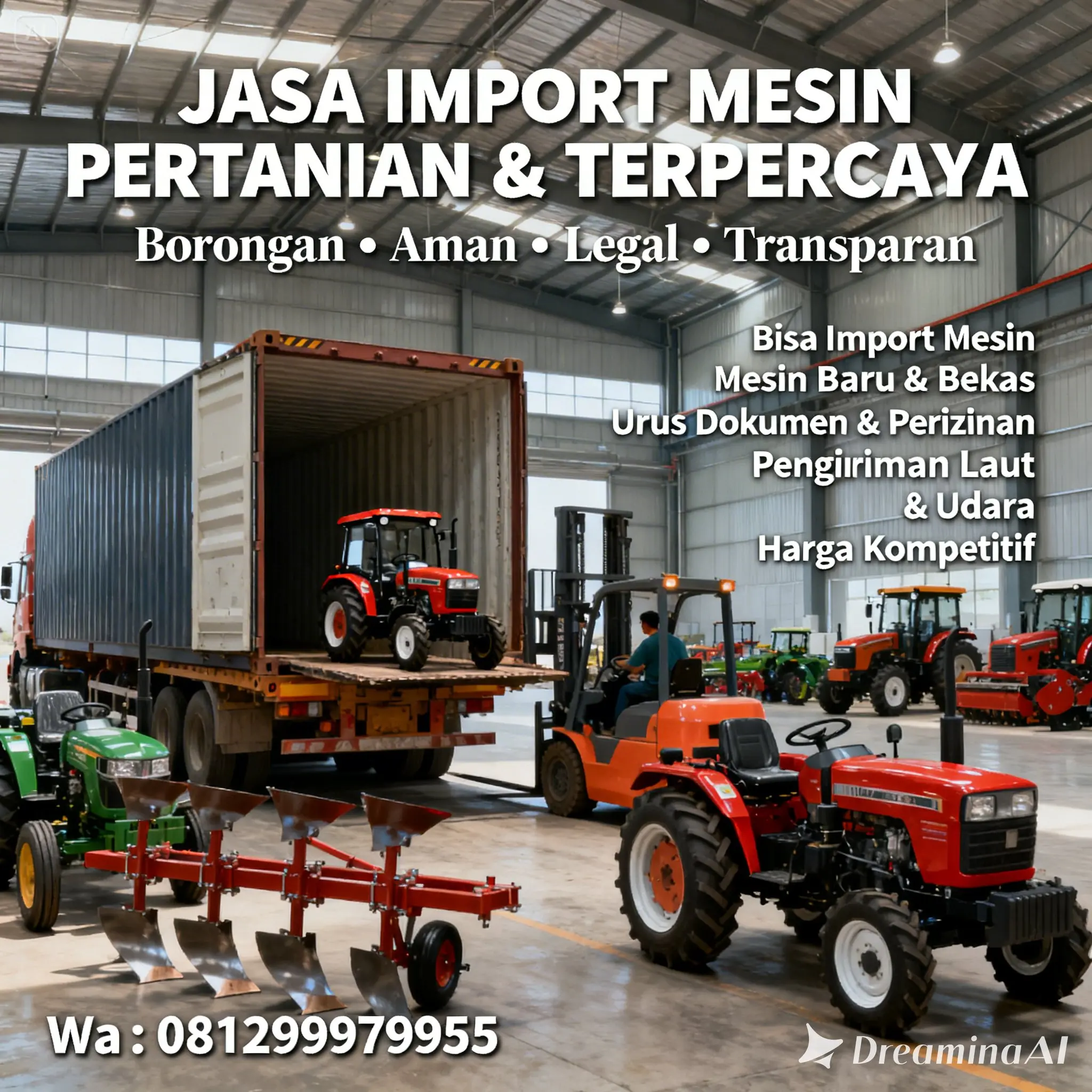 JASA IMPORT MESIN PERTANIAN