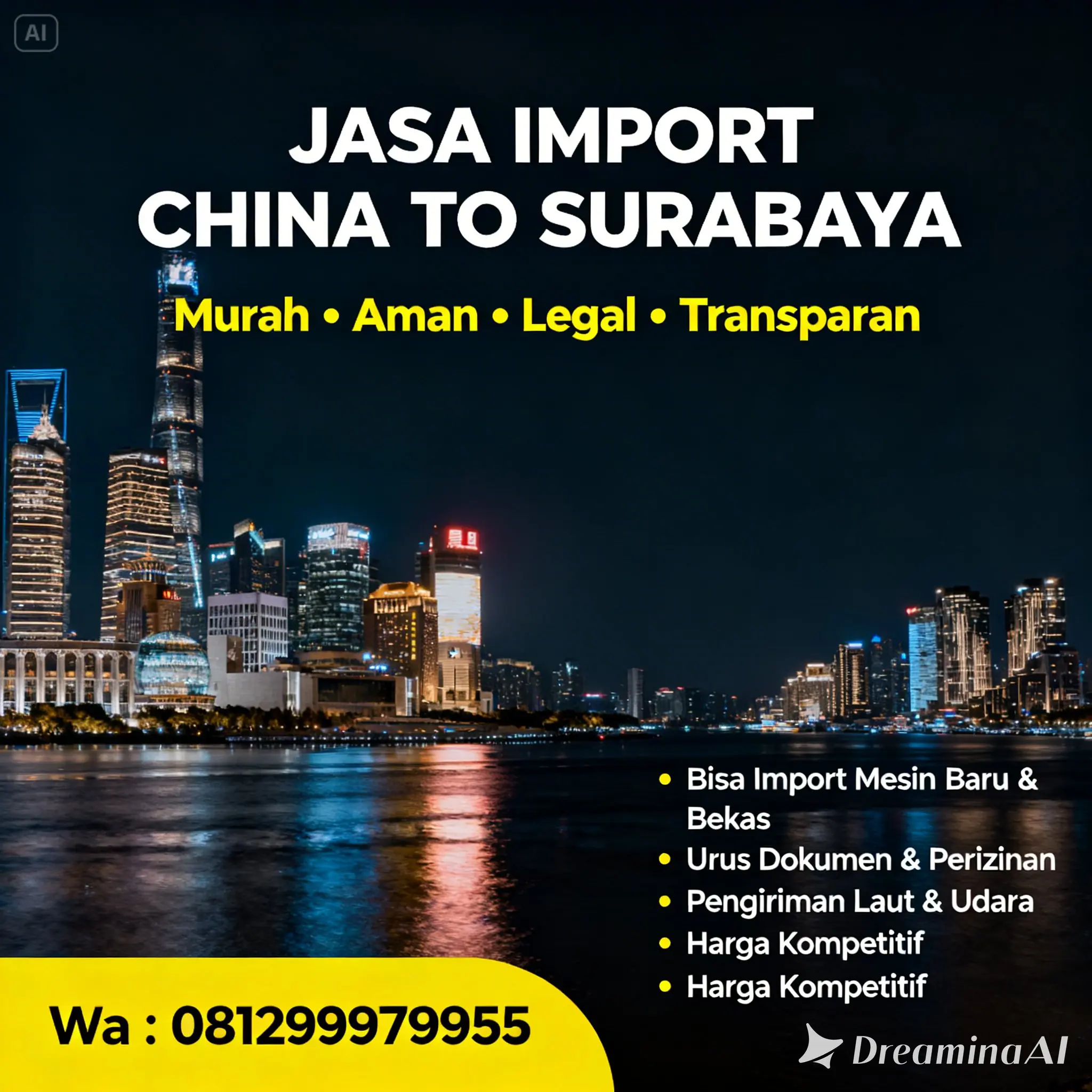 JASA IMPORT BARANG DARI CHINA TO SURABAYA