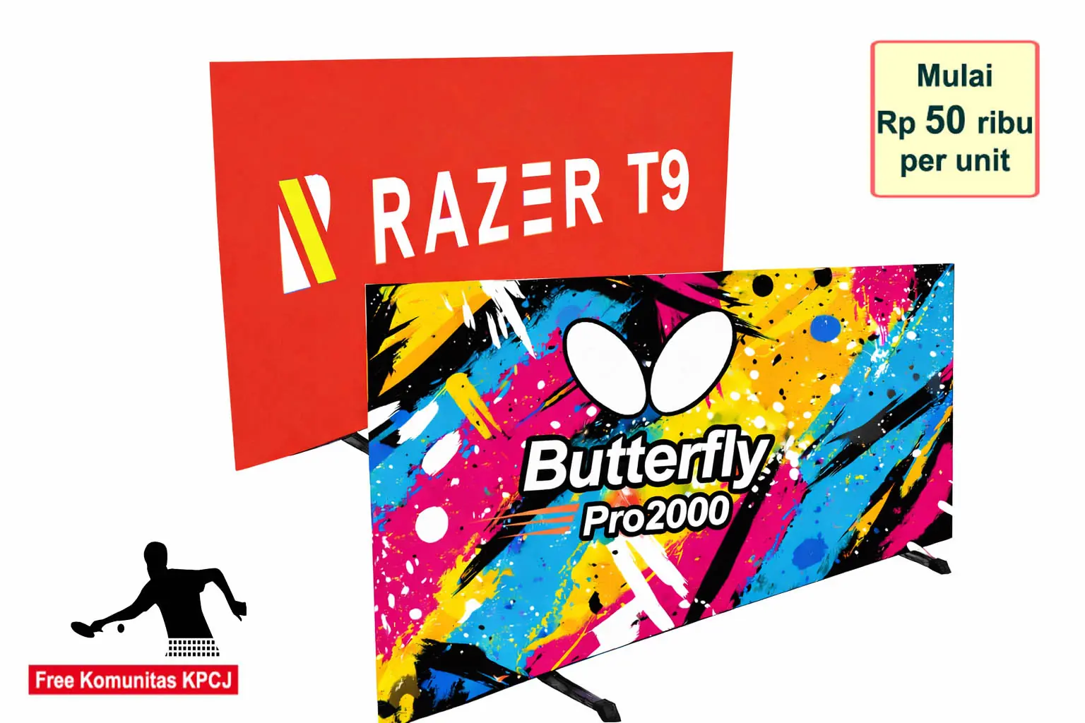 Sewa sketsel tenis meja