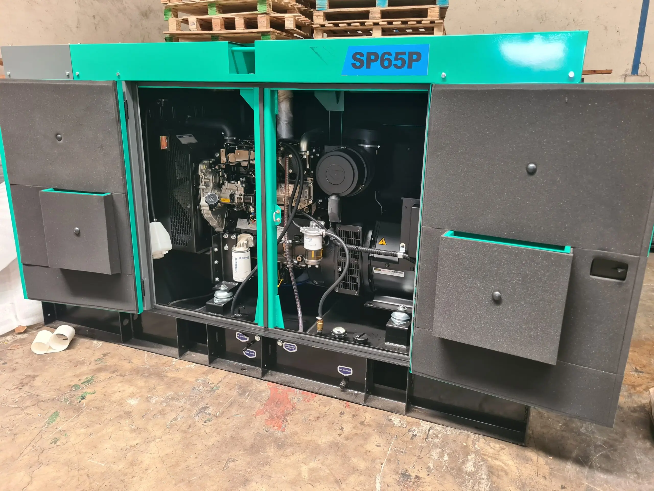 Genset 60 kVA Perkins Stamford Silent Baru
