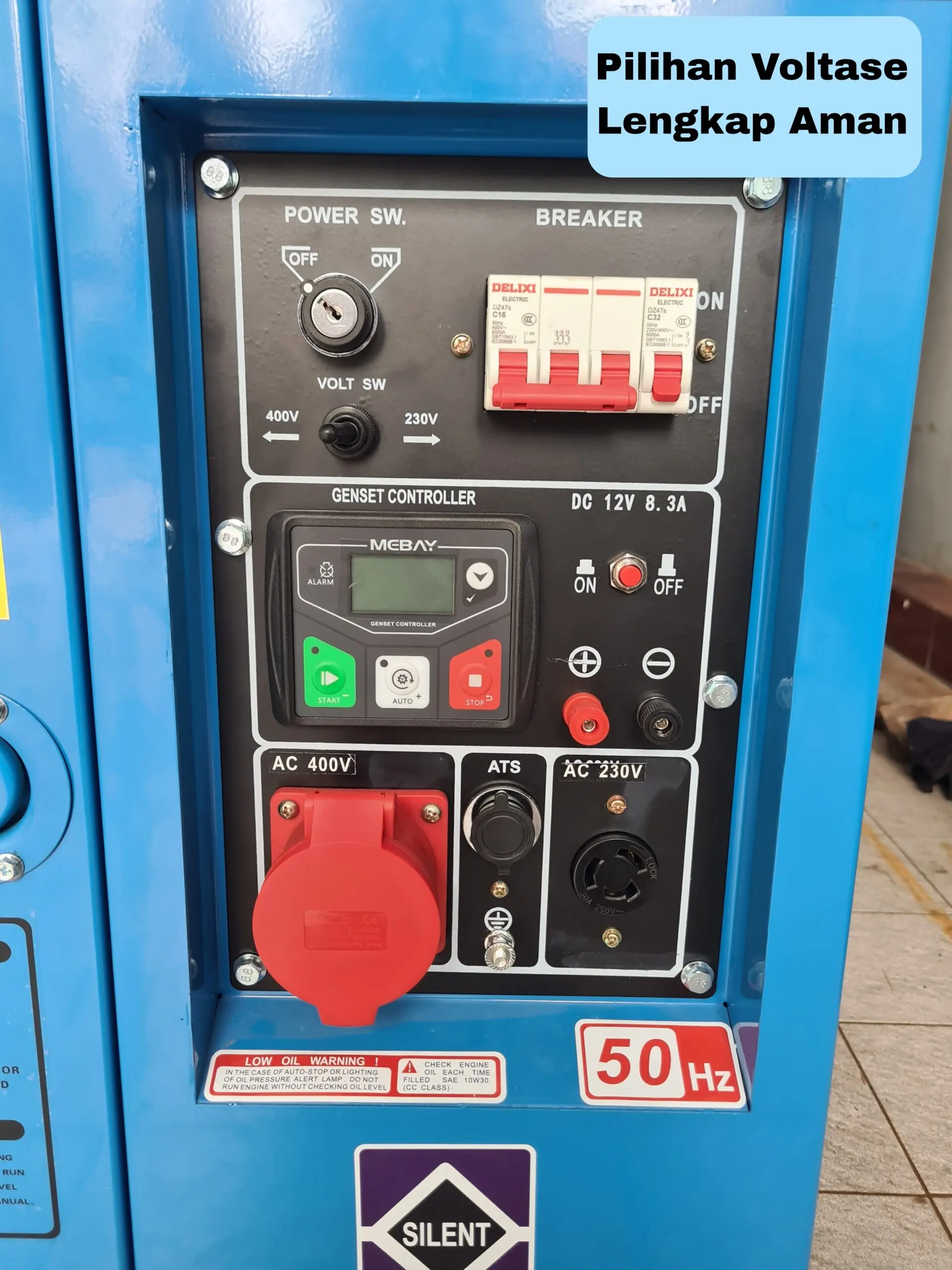 Genset 8000 Watt Silent Diesel Solar