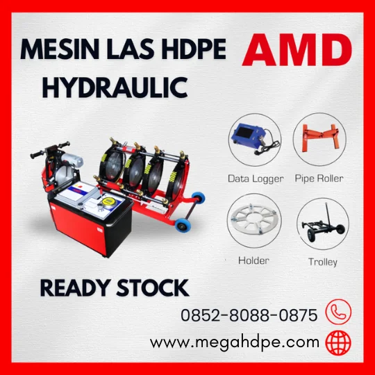 Mesin Las Pipa Hdpe Hydraulic Type SHD 160 Ukuran 40 mm sampai 160 mm