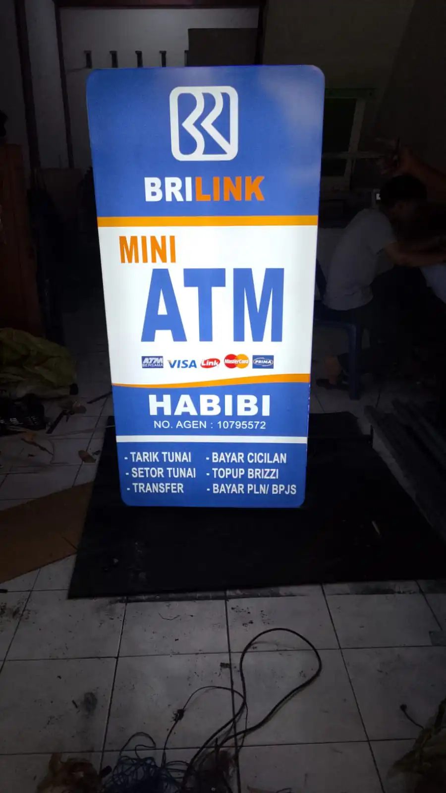 Neonbox full akrilik 150 x 70