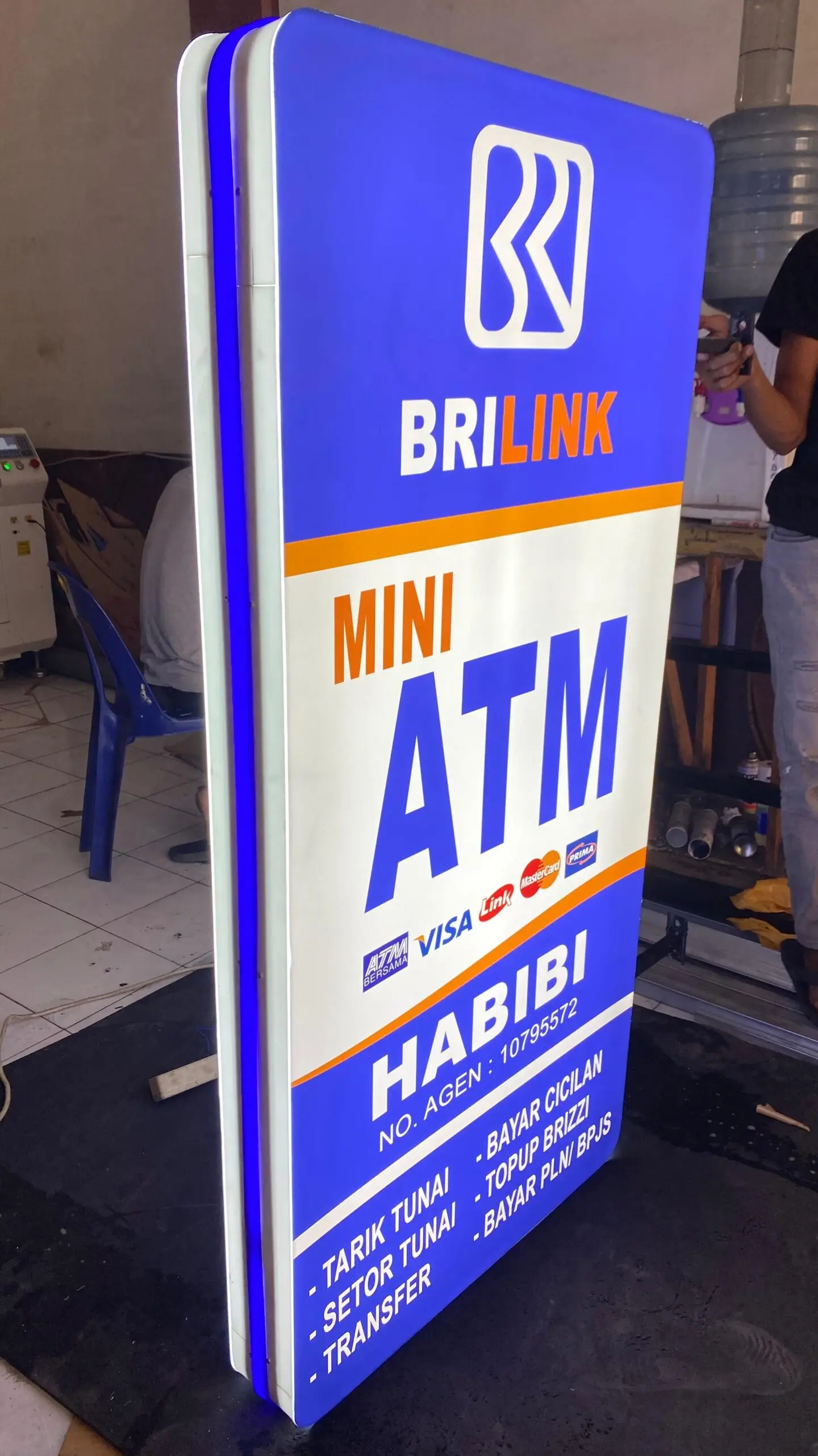 Neonbox full akrilik 150 x 70