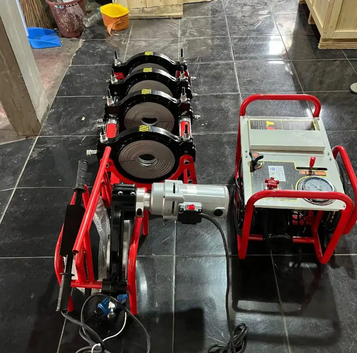 Spesialies Mesin Las Pipa Hdpe Ukuran 200 MM SHD Hydraulic